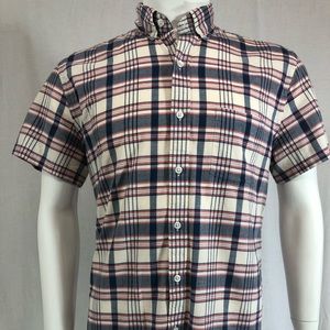 J crew men’s large button down shirt